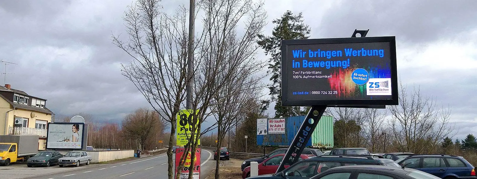 LED Videowall, Richtung Andernach